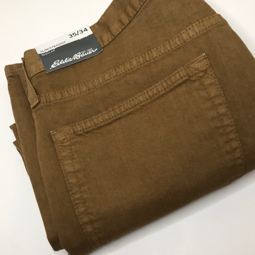 NWT Hazelnut Slim fit Eddie Bauer Jeans